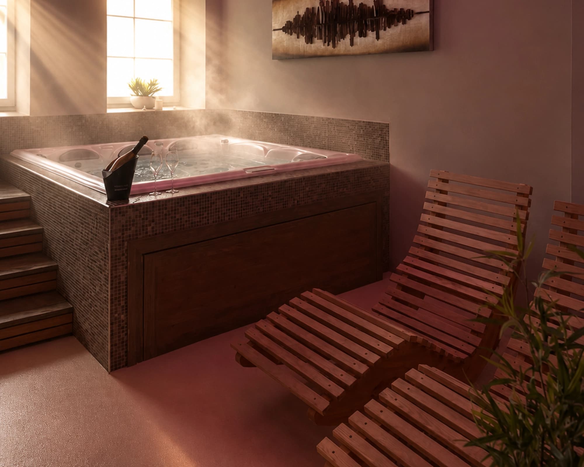 Wellness s vířivkou